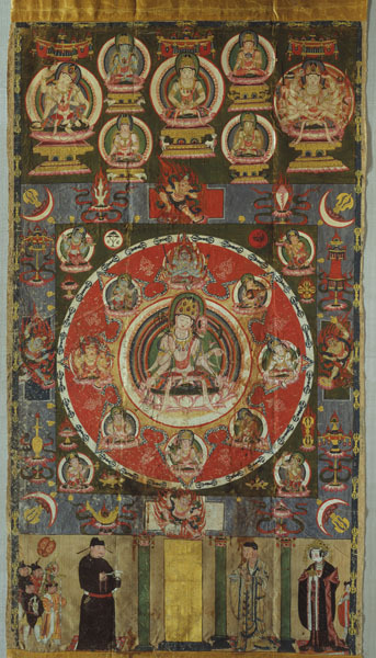 Amoghapasa Bodhisattva Mandala 不空绢索观音曼陀罗· B. The Library 